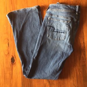 AEO kick boot 360 super stretch jeans